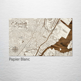 Elizabeth, New Jersey Street Map