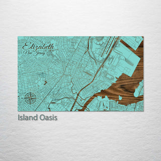 Elizabeth, New Jersey Street Map