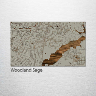 Emerson, New Jersey Street Map