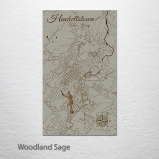 Hackettstown, New Jersey Street Map