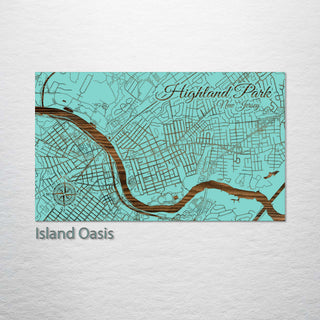 Highland Park, New Jersey Street Map