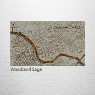Highland Park, New Jersey Street Map