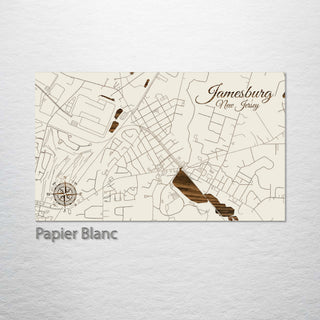 Jamesburg, New Jersey Street Map