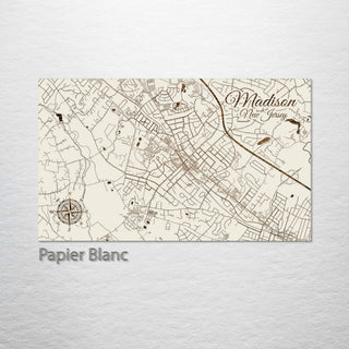 Madison, New Jersey Street Map