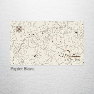 Mendham, New Jersey Street Map