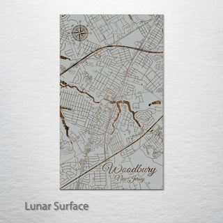 Woodbury, New Jersey Street Map