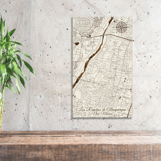 Los Ranchos de Albuquerque, New Mexico Street Map