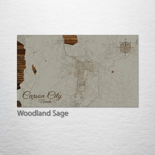 Carson City, Nevada Street Map