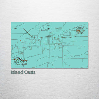 Albion, New York Street Map