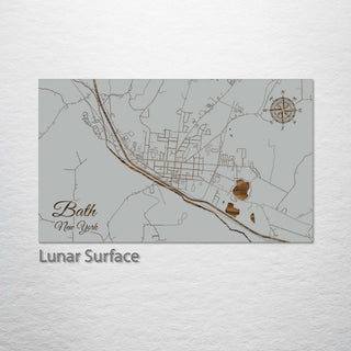 Bath, New York Street Map