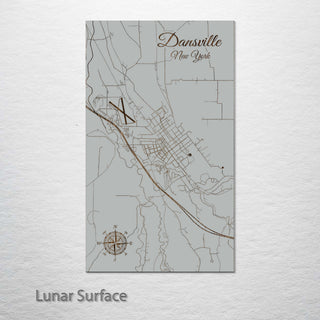 Dansville, New York Street Map