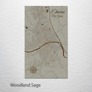Elmira, New York Street Map
