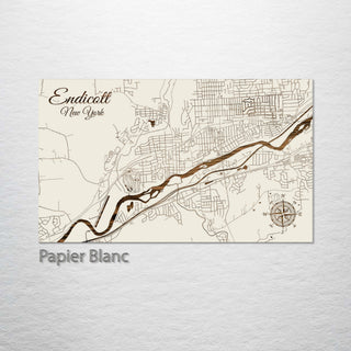 Endicott, New York Street Map