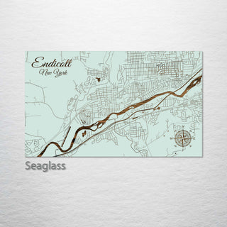 Endicott, New York Street Map