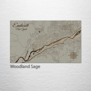 Endicott, New York Street Map