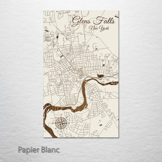 Glens Falls, New York Street Map