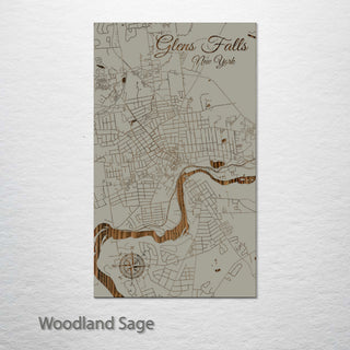 Glens Falls, New York Street Map