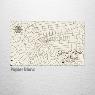 Great Neck Plaza, New York Street Map