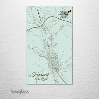 Hornell, New York Street Map