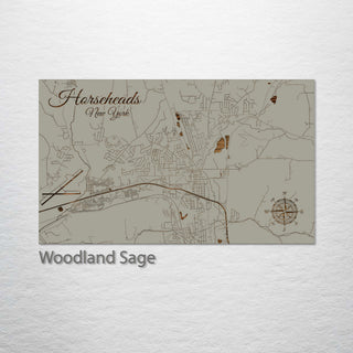 Horseheads, New York Street Map