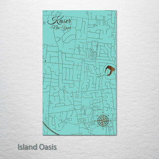 Kaser, New York Street Map