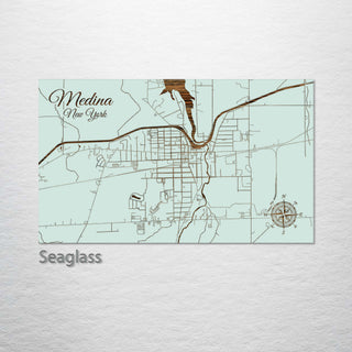 Medina, New York Street Map