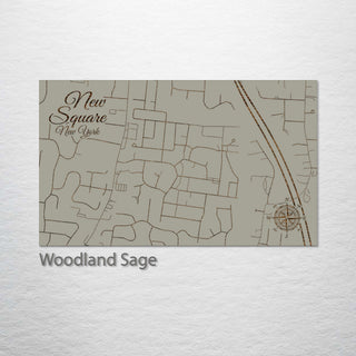 New Square, New York Street Map