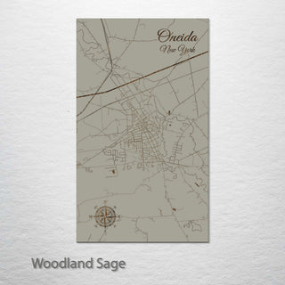 Oneida, New York Street Map