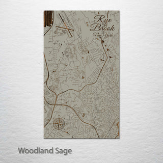 Rye Brook, New York Street Map