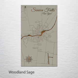Seneca Falls, New York Street Map