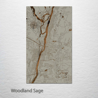 Troy, New York Street Map