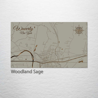 Waverly, New York Street Map
