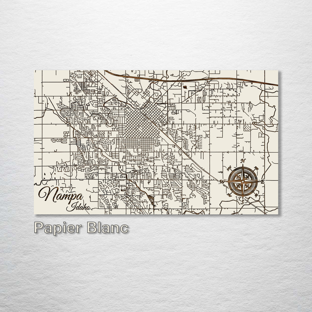 Nampa, Idaho Street Map - Fire & Pine