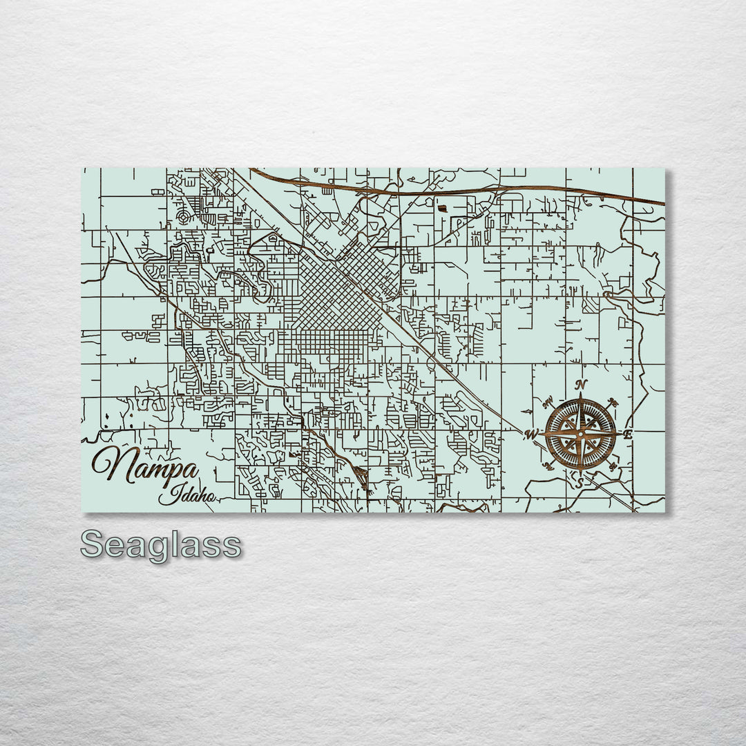 Nampa, Idaho Street Map - Fire & Pine