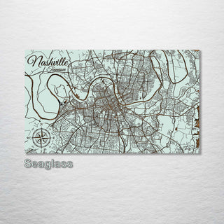 Nashville, Tennessee Street Map - Fire & Pine