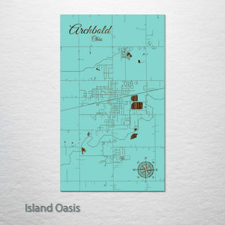 Archbold, Ohio Street Map
