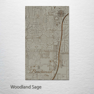Beachwood, Ohio Street Map