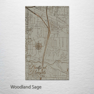 Bedford Heights, Ohio Street Map