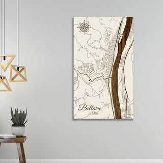 Bellaire, Ohio Street Map