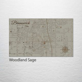 Brunswick, Ohio Street Map