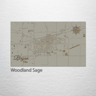 Bryan, Ohio Street Map