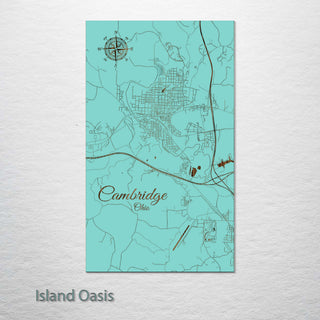 Cambridge, Ohio Street Map