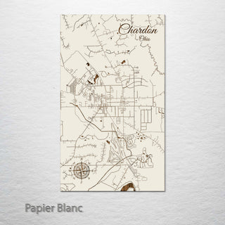 Chardon, Ohio Street Map