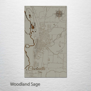Circleville, Ohio Street Map