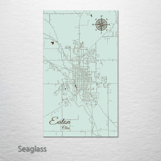Eaton, Ohio Street Map