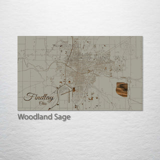 Findlay, Ohio Street Map