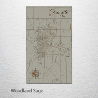 Greenville, Ohio Street Map