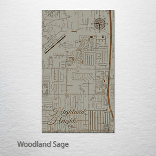 Highland Heights, Ohio Street Map