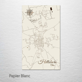 Hillsboro, Ohio Street Map
