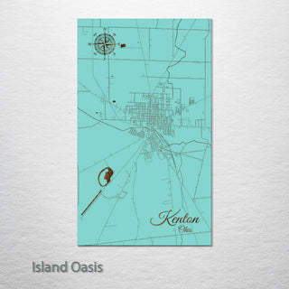 Kenton, Ohio Street Map